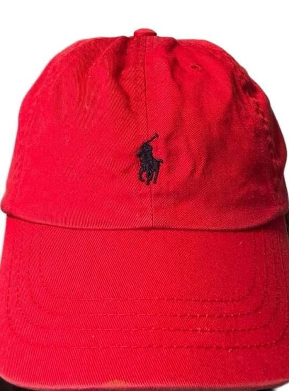 Polo Ralph Lauren Baseball Cap Size Boys 4-7 Red Cotton